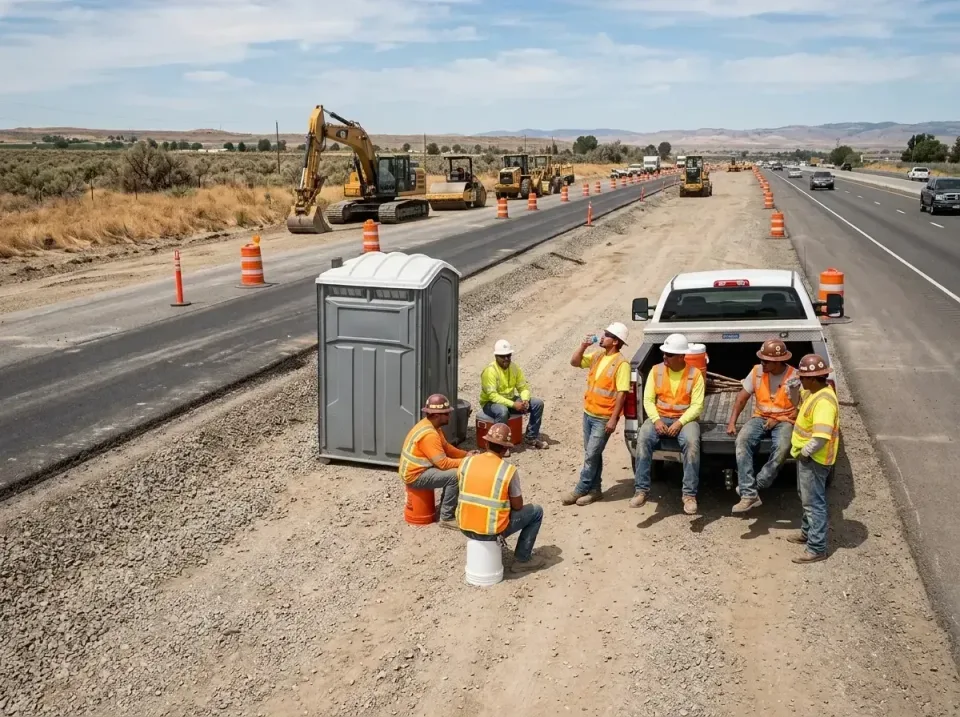 highway-road-construction-crew-007 — frequently asked questions, Porta Potty and Restroom Rentals in Meridian, ID